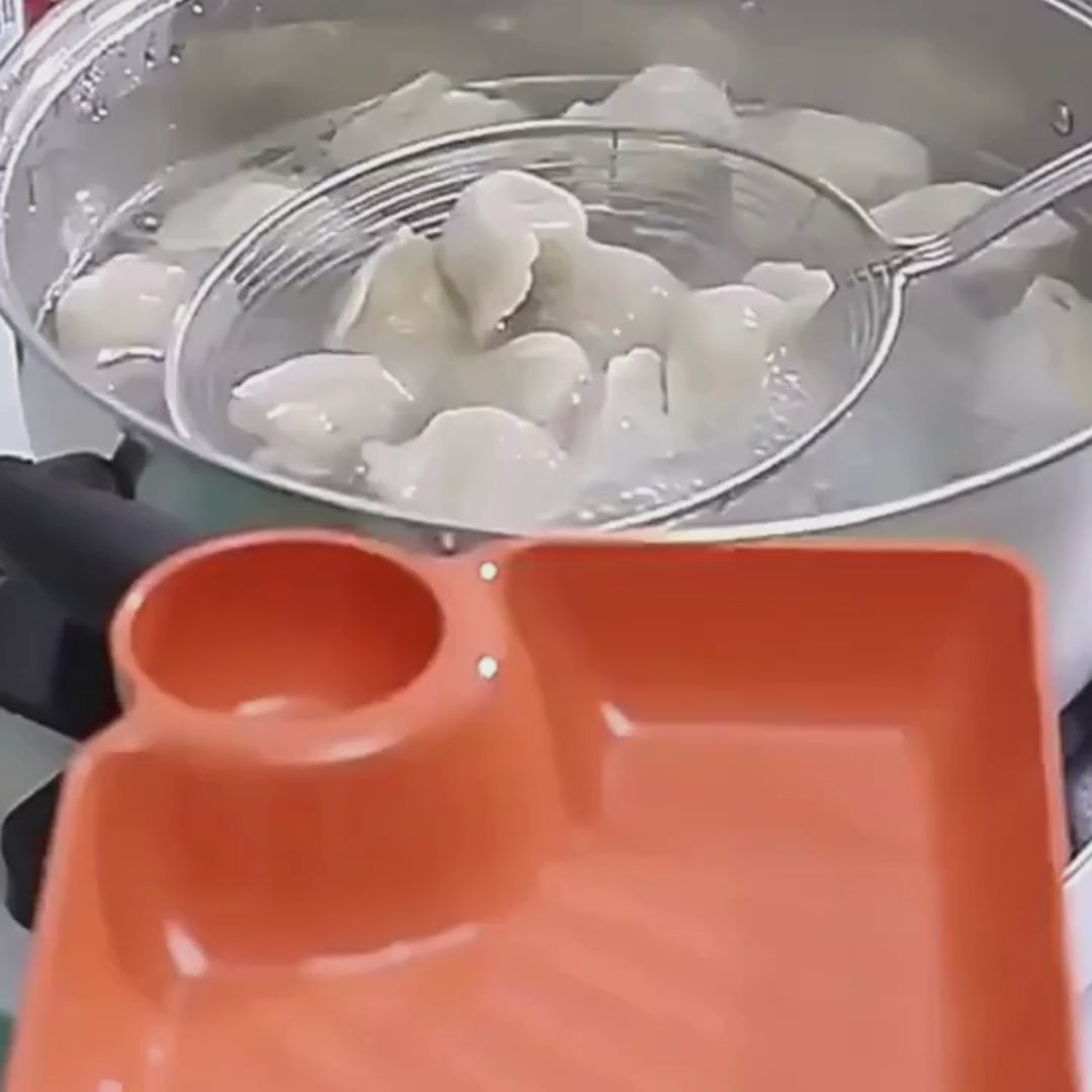 Load video: Four-Piece Colorful Serving Platter Set